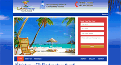 Desktop Screenshot of lakshadweeptoursandtravels.com